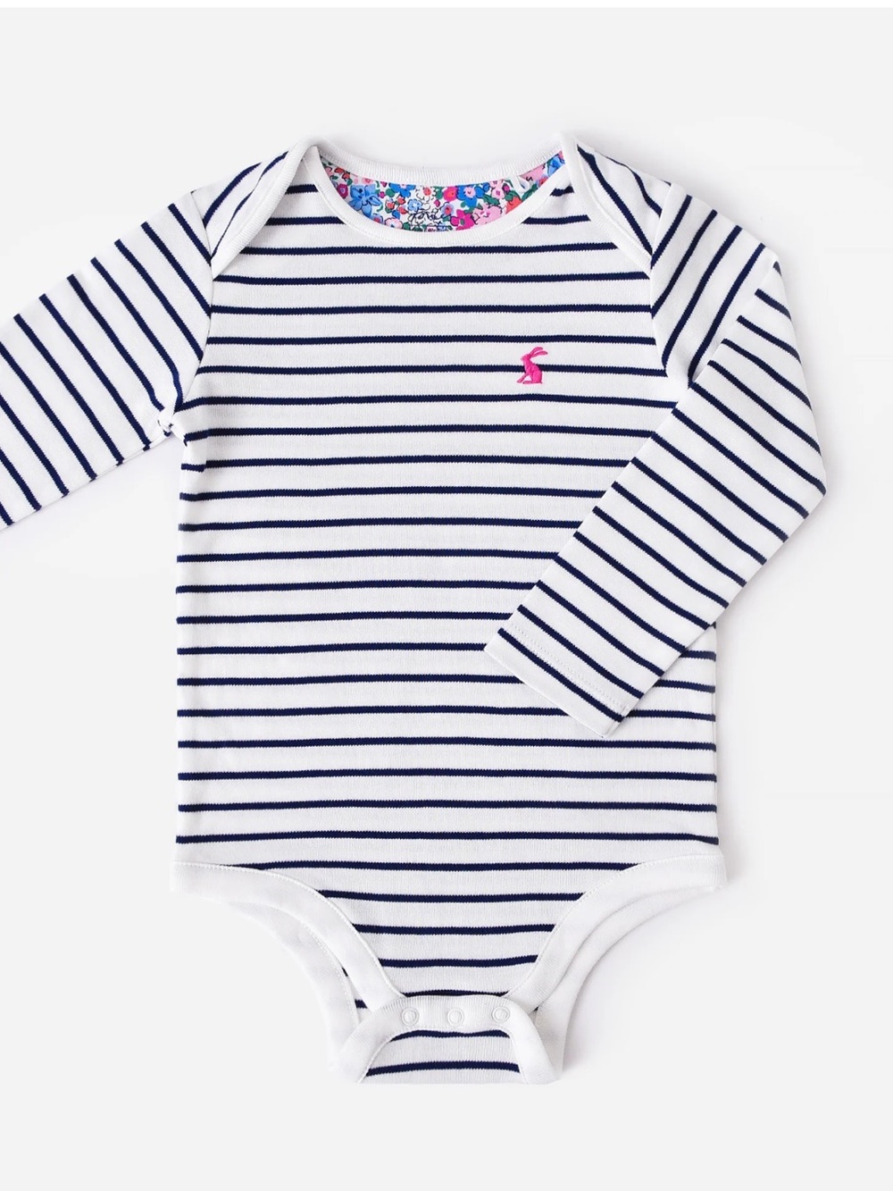 Joules Baby Girls' Butterfly Ditsy Long Sleeve Onesie